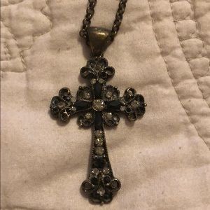 Lia Sophia Cross Necklace